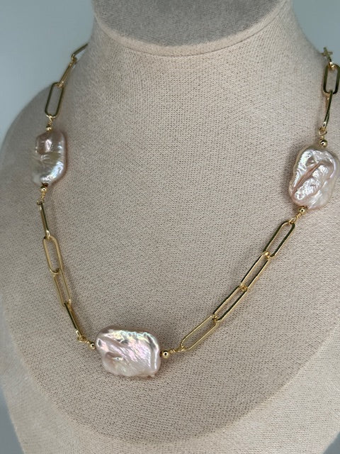 The Kailani - Freshwater Biwa Pearl Necklace