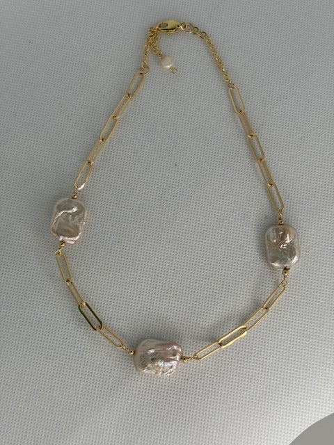 The Kailani - Freshwater Biwa Pearl Necklace